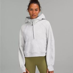 Lululemon Scuba Half-Zip Hoodie in Gray